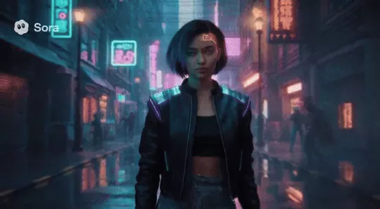 Cyberpunk Urban Explorer